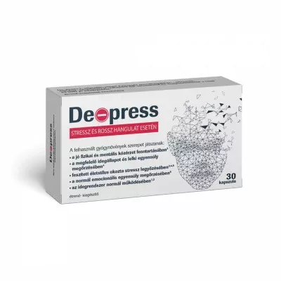 De-Press kapszula 30 db - Bio és natúr étrendkiegészítők
