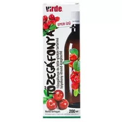 Virde tőzegáfonya folyékony étrend-kiegészítő 200 ml - Bio és natúr étrendkiegészítők