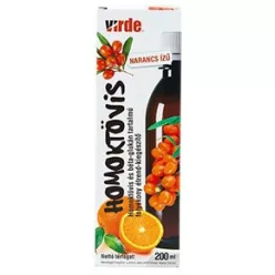Virde homoktövis folyékony étrend-kiegészítő 200 ml - Bio és natúr étrendkiegészítők