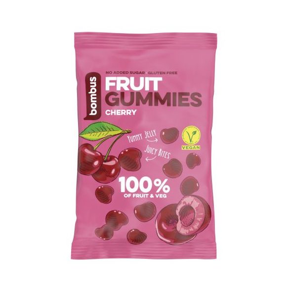 Bombus Cseresznyés gumicukorka 35g