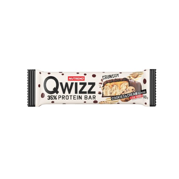 NUTREND QWIZZ PROTEIN BAR COOKIES&CREAM