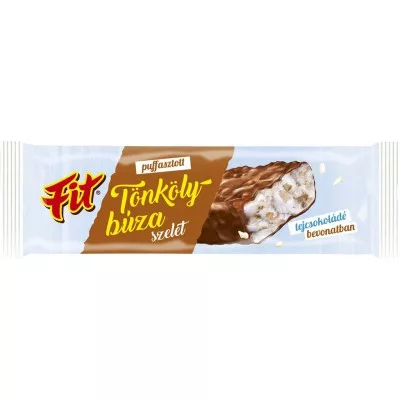 Fit puffasztott tönkölybúza szelet tejcsokoládés 18 g - Bio és natúr élelmiszerek