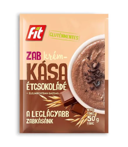 Fit reggeli zabkrémkása csokoládé 50 g - Bio és natúr élelmiszerek