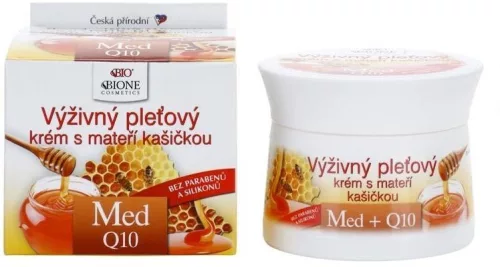 Bione méz+Q10 tápláló arckrém méhpempővel 51 ml - Bio és natúr kozmetikumok