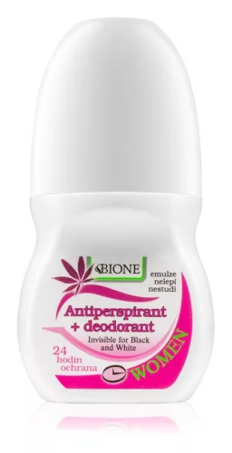 Bione izzadásgátló dezodor roll 24h nőknek rózsaszín 80 ml - Bio és natúr kozmetikumok