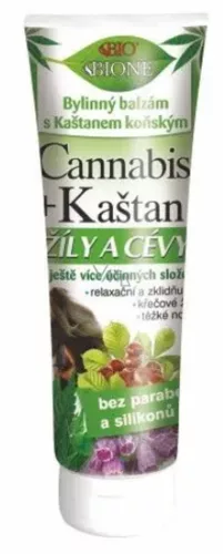 Bione gyógynövénybalzsam vénákra és erekre, kannabisz, vadgesztenye, vörösszőlőmag kivonattal 200 ml - 