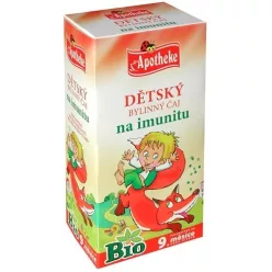 Apotheke bio gyermek immucare herbal tea 20x1,5g 30 g - Bio és natúr étrendkiegészítők