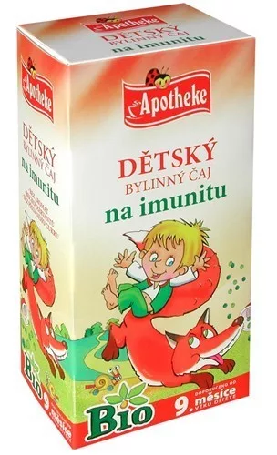 Apotheke bio gyermek immucare herbal tea 20x1,5g 30 g - Bio és natúr étrendkiegészítők
