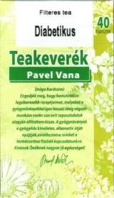 Pavel Vana diacare herbal tea 40x1,6g 64 g - Bio és natúr élelmiszerek