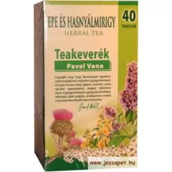 Pavel Vana gyógytea epe-és hasnyálmirigy 40x1,6g 64 g - Bio és natúr élelmiszerek