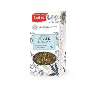 Apotheke jó éjszakát! teakeverék citromfűvel, valeriánával és levendulával, szálas 70 g – Gyümölcstea