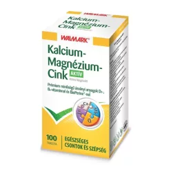Walmark kalcium+magnézium+cink aktív 100 db - Bio és natúr étrendkiegészítők