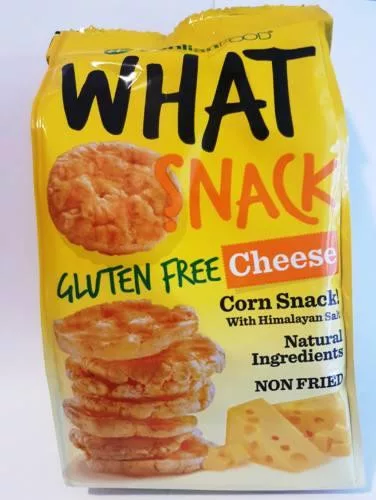 Benlian What Snack gluténmentes puffasztott kukorica sajtos 50 g - Bio és natúr élelmiszerek