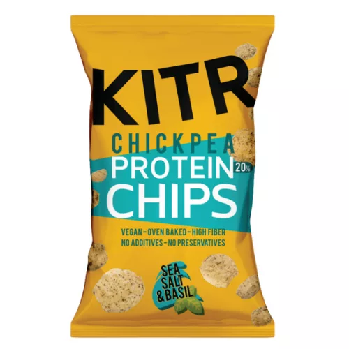 Kitr csicseriborsó chips tengeri sós-bazsalikomos 50 g