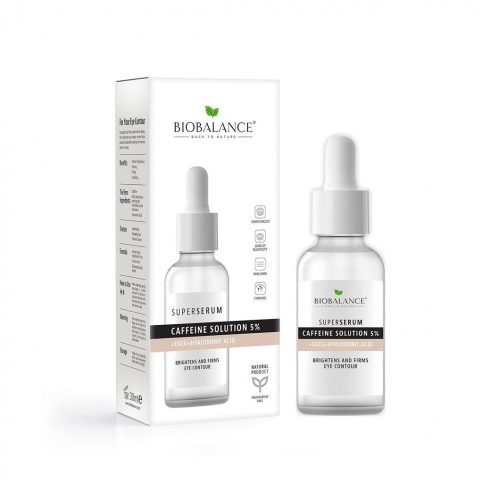 Biobalance szuperszérum arcra koffeines karikás szemkörnyékre 30 ml - Bio és natúr kozmetikumok