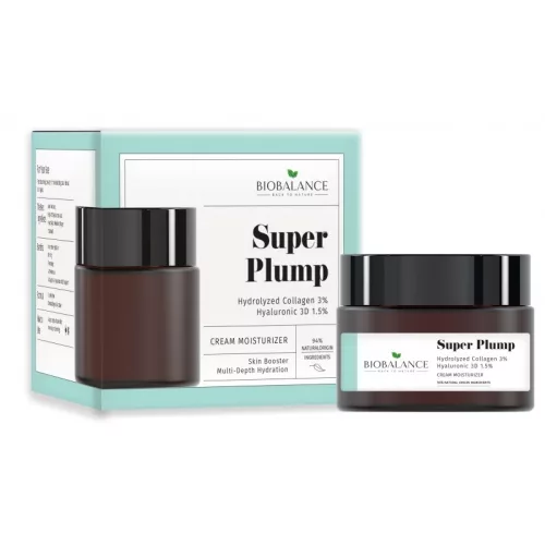 Biobalance szuper bőrfeltöltő arckrém intenzív hidratáló tengeri kollagénnel és hialuronsavval 50 ml - Bio és natúr kozmetikumok