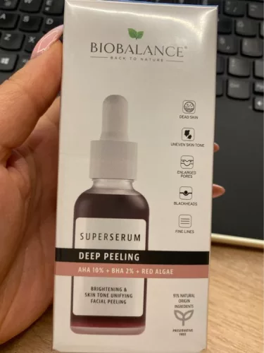 Biobalance szuperszérum arcra mélyhámlasztó 30 ml - Bio és natúr kozmetikumok