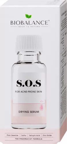 Biobalance szérum s.o.s szárító aknéra hajlamos bőrre 20 ml - Bio és natúr kozmetikumok