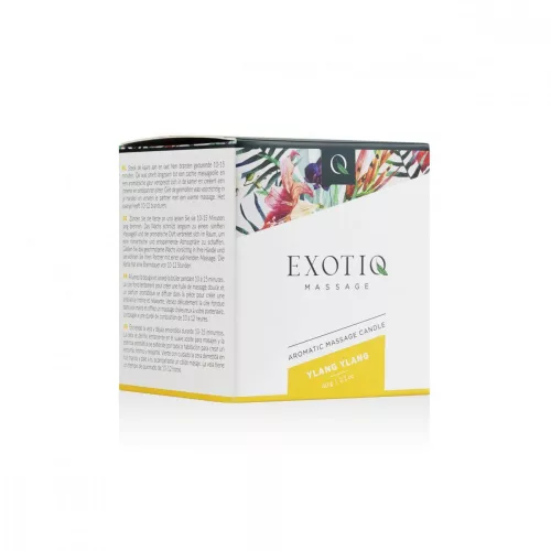 Exotiq - illatos masszázsgyertya - ylang ylang (60 g) - Bio és natúr intim termékek