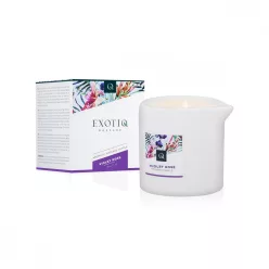 Exotiq Violet Rose - masszázsgyertya (60 g) - Bio és natúr intim termékek