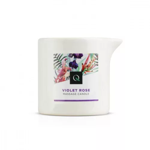 Exotiq Violet Rose - masszázsgyertya (60 g) - Bio és natúr intim termékek