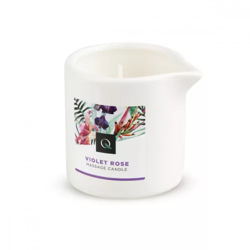Exotiq Violet Rose - masszázsgyertya (60 g) - Bio és natúr intim termékek