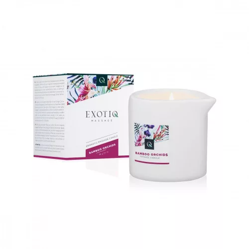 Exotiq Bamboo Orchids - masszázsgyertya (60 g) - Bio és natúr intim termékek