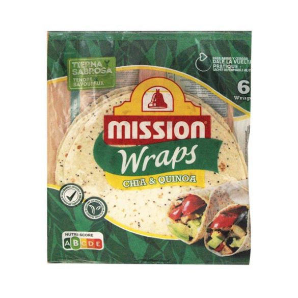 MISSION WRAP CHIA&QUINOA 370G