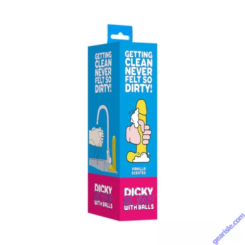 Dicky - szappan pénisz herékkel - vanília (210g) - Bio és natúr intim termékek