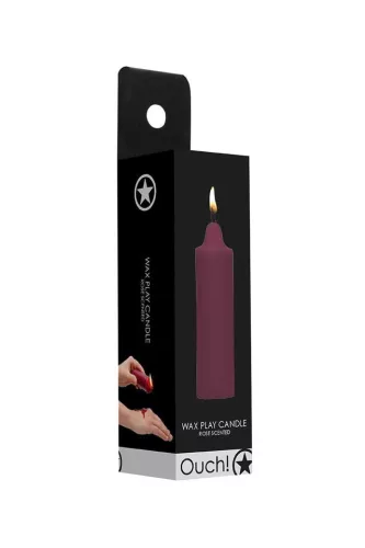 Ouch Rose - paraffin testgyertya rózsa illattal (100g) - Bio és natúr intim termékek