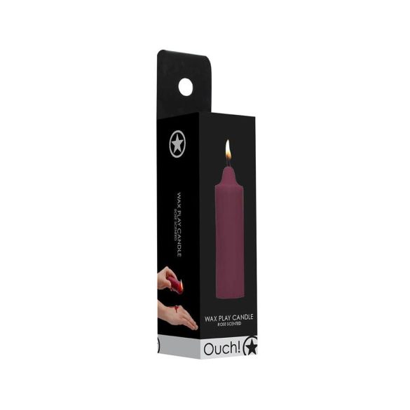 Ouch Rose - paraffin testgyertya rózsa illattal (100g)