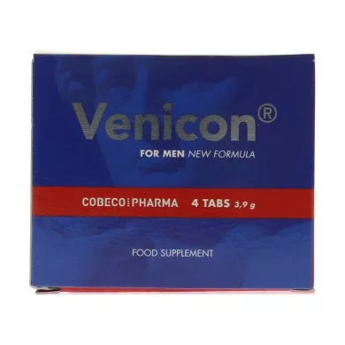 Venicon - étrendkiegészítő kapszula férfiaknak (4db) - Bio és natúr intim termékek