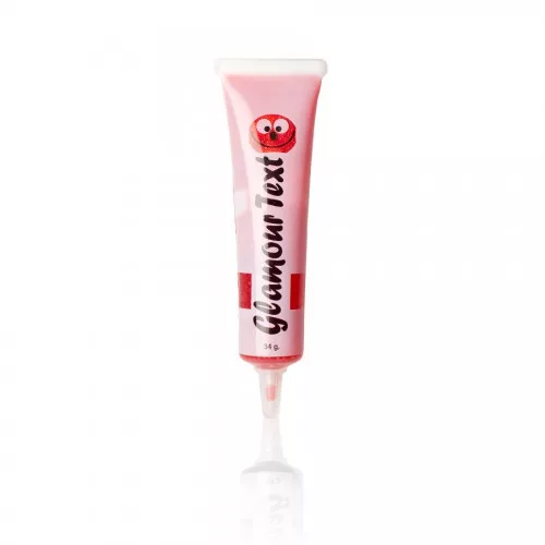 Tasty Me gluténmentes csillogó géles dekortoll piros 34 g – Sütési segédanyag