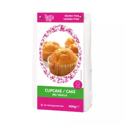 Tasty Me glutén- és laktózmentes cupcake/torta mix – vaníliás 400 g – Egyéb reformélelmiszer