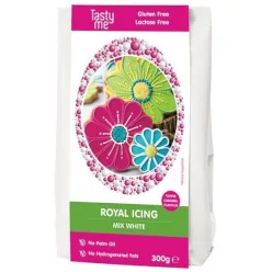 Tasty Me glutén- és laktózmentes royal icing mix 300 g – Egyéb reformélelmiszer