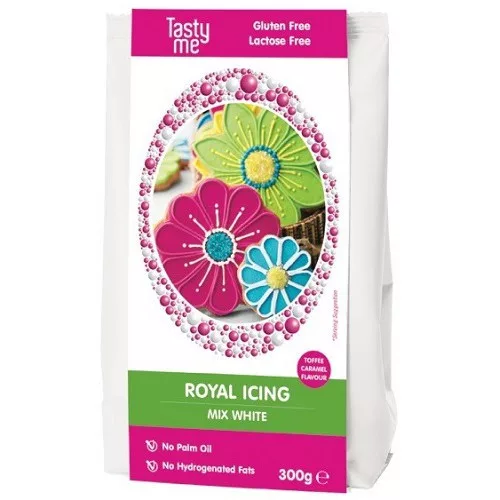 Tasty Me glutén- és laktózmentes royal icing mix 300 g – Egyéb reformélelmiszer