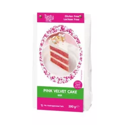   Tasty Me glutén- és laktózmentes rózsaszín bársonytorta mix 350 g