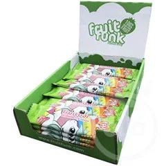 Fruitfunk gyümölcsszelet eperrel, Unikornis 20 g - Bio és natúr élelmiszerek
