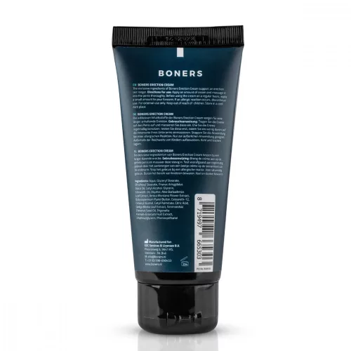 Boners Erection - stimuláló intim krém férfiaknak (100ml) - Bio és natúr intim termékek