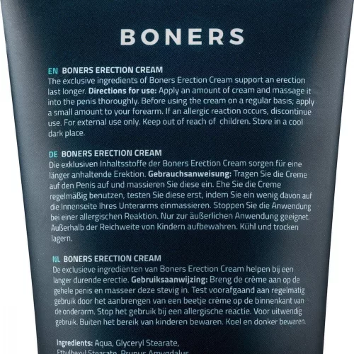 Boners Erection - stimuláló intim krém férfiaknak (100ml) - Bio és natúr intim termékek