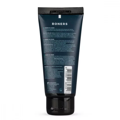 Boners Essentials XXL - intim krém férfiaknak (100ml) - Bio és natúr intim termékek