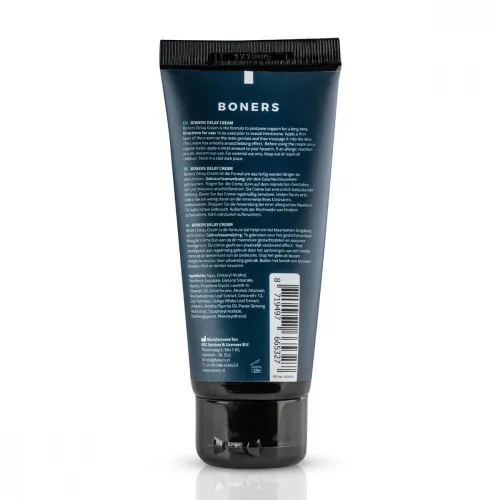 Boners Essentials Delay - ejakuláció késleltető krém férfiaknak (100ml) - Bio és natúr intim termékek