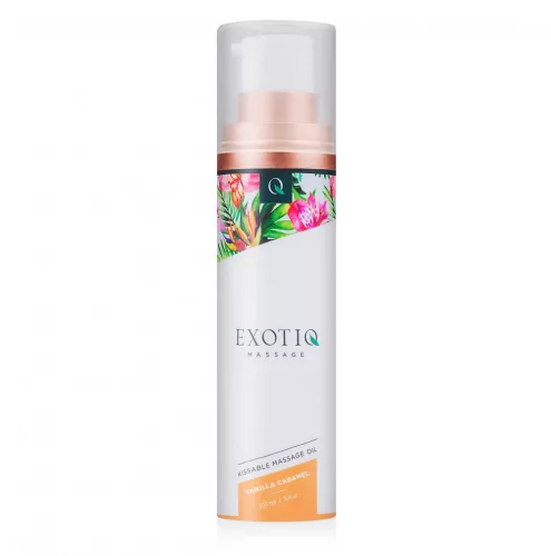 Exotiq - illatos masszázsolaj - vaníliás karamell (100ml) - Bio és natúr intim termékek