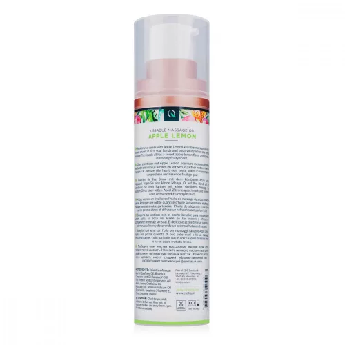 Exotiq - illatos masszázsolaj - alma-citrom (100ml) - Bio és natúr intim termékek