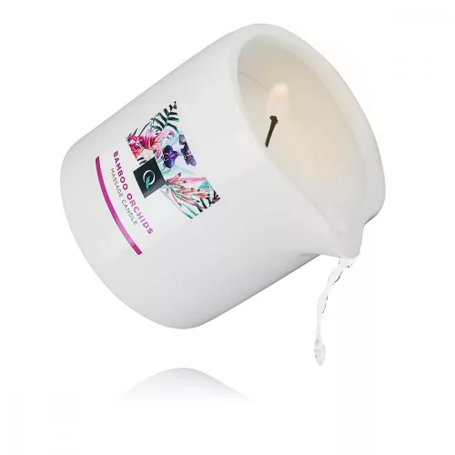 Exotiq Bamboo Orchids - masszázsgyertya (200 g) - Bio és natúr intim termékek