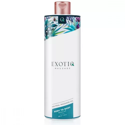 Exotiq Body To Body - hosszantartó masszázsolaj (500 ml) - Bio és natúr intim termékek