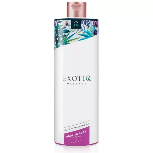 Exotiq Body To Body - melegítő masszázsolaj (500 ml) - Bio és natúr intim termékek