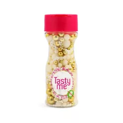 Tasty Me gluténmentes tortadekor mix gold rush 80 g – Sütési segédanyag