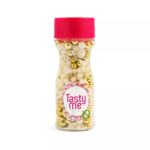 Tasty Me gluténmentes tortadekor mix gold rush 80 g – Sütési segédanyag