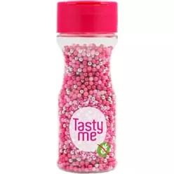 Tasty Me gluténmentes cukor tortadekor mini mix pink 70 g – Sütési segédanyag